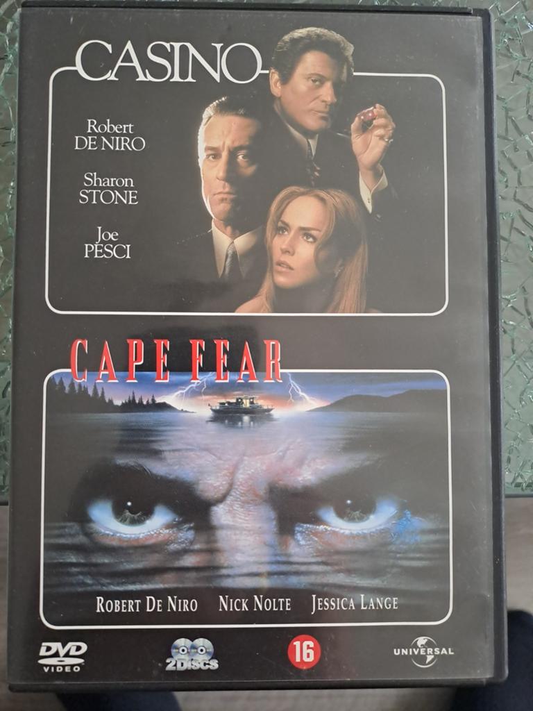 Casino / cape fear (dvd), Vanaf 16 jaar, Ophalen of Verzenden, Zo goed als nieuw, Actiethriller