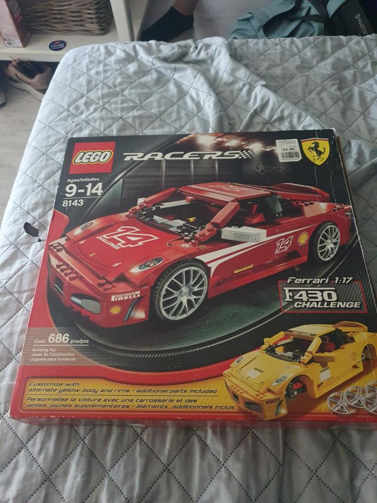 LEGO Racers Ferrari F430 Challenge 8143, Ophalen of Verzenden, Nieuw, Overige merken