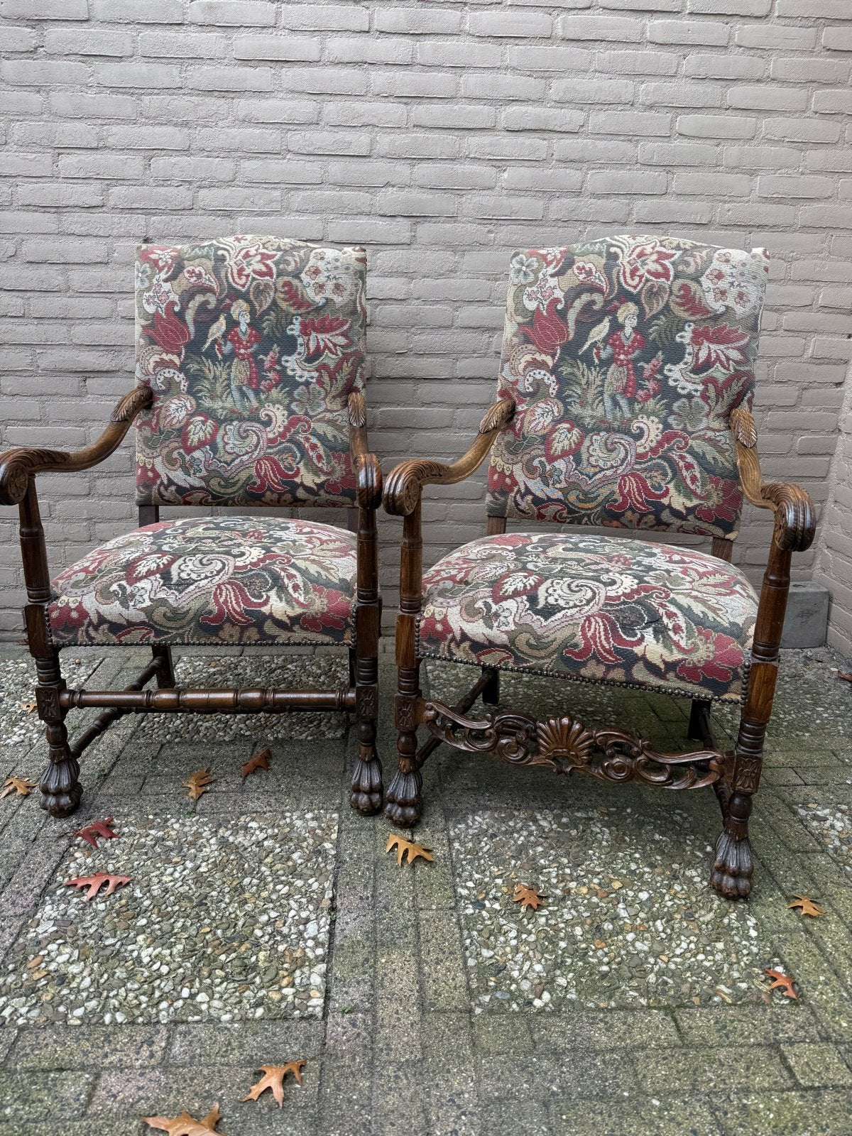 Antieke Ridderstoelen - Set van 2, Ophalen