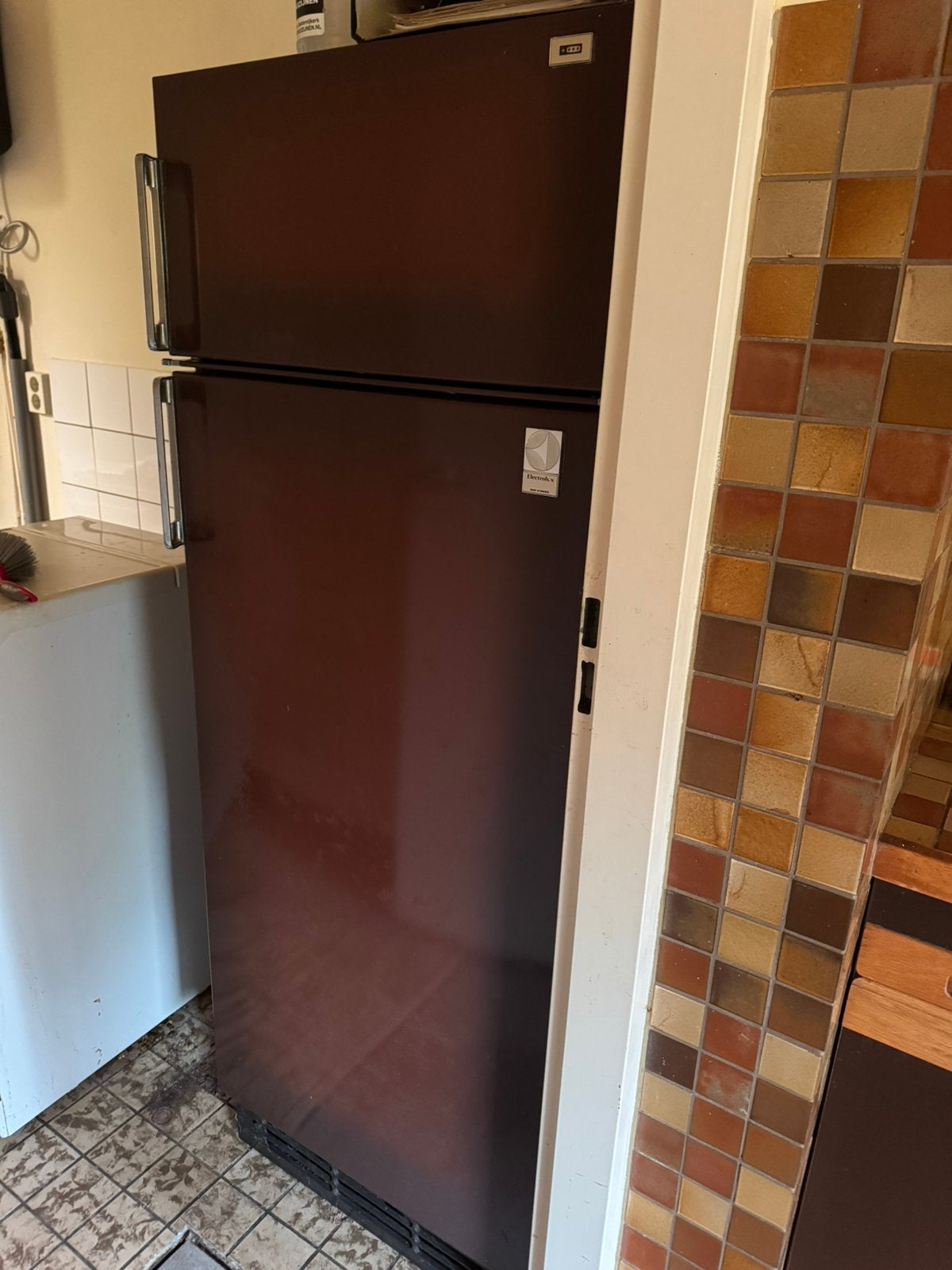 Jaren '70 Koelkast met vriesvak - Vintage Stijl - electrolux, Witgoed en Apparatuur, Koelkasten en IJskasten, Ophalen, 150 tot 200 liter