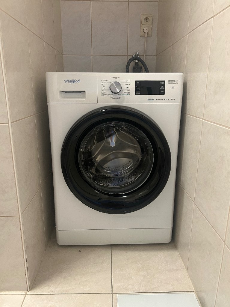 Wasmachine whirlpool, Ophalen, 1200 tot 1600 toeren, 8 tot 10 kg, Zo goed als nieuw