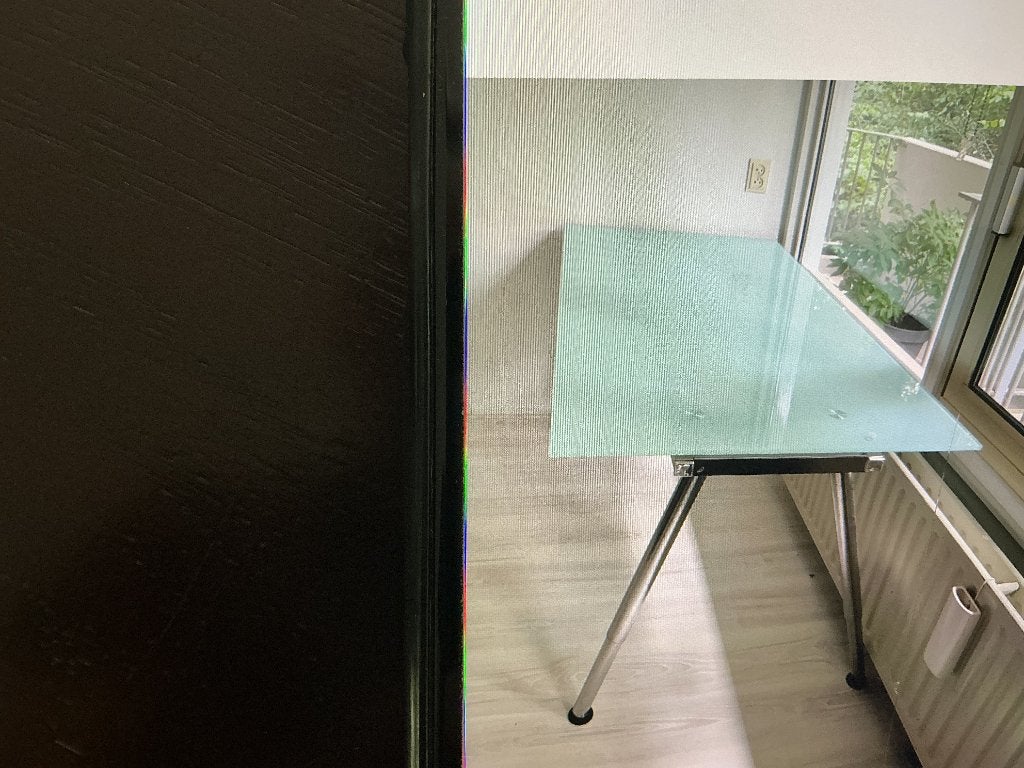 Bureau, Huis en Inrichting, Ophalen, 160 cm, Gebruikt, In hoogte verstelbaar