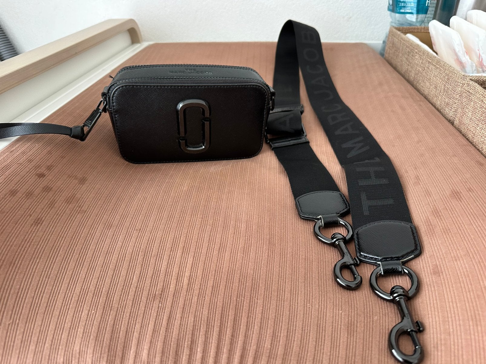 The Marc Jacobs Snapshot Bag – Zwart | DTM (Black on Black), Ophalen of Verzenden, Zo goed als nieuw, Zwart, Schoudertasje