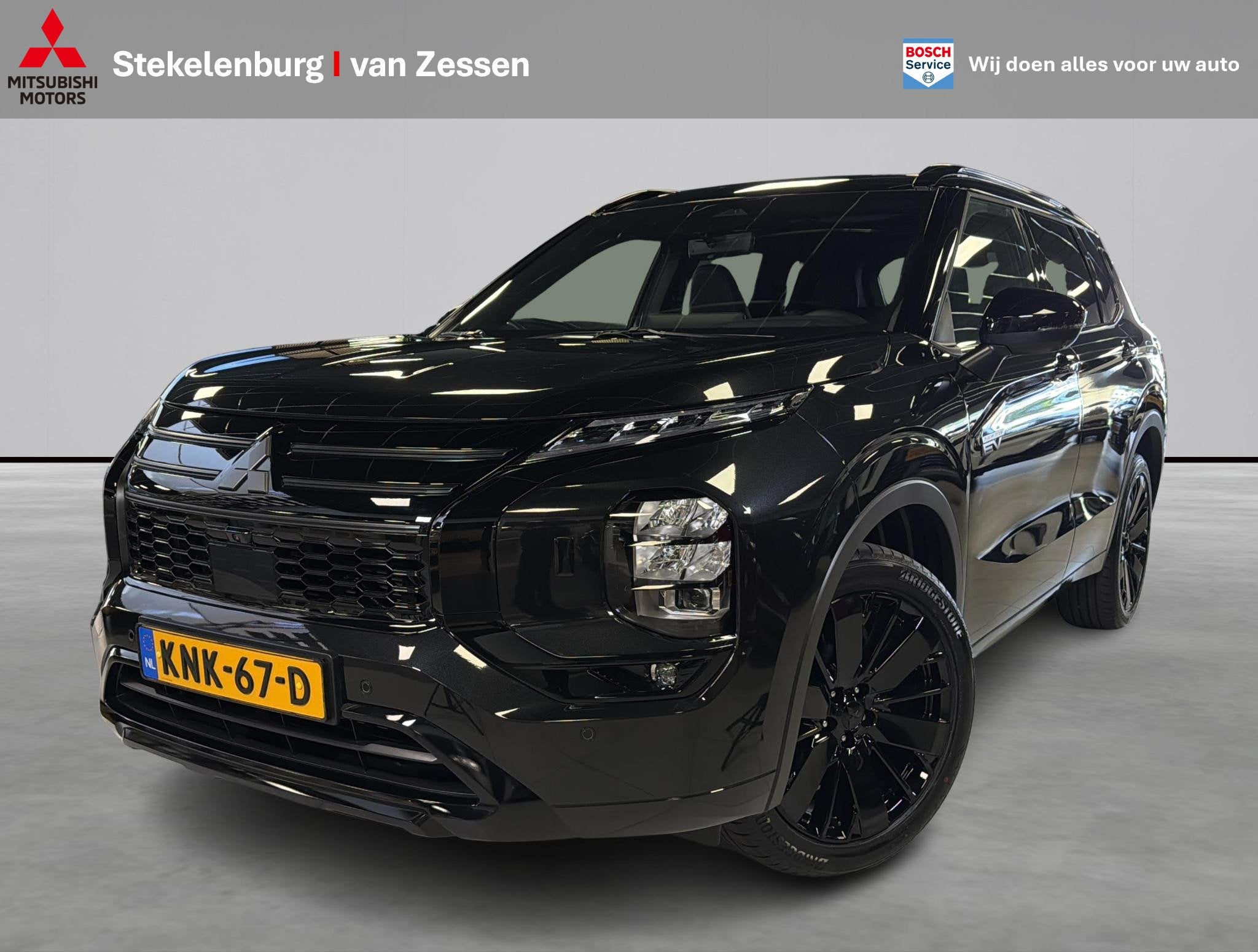 Mitsubishi Outlander 2.4 PHEV Black Edition, Automaat, 2095 kg, Euro 6, 4 cilinders