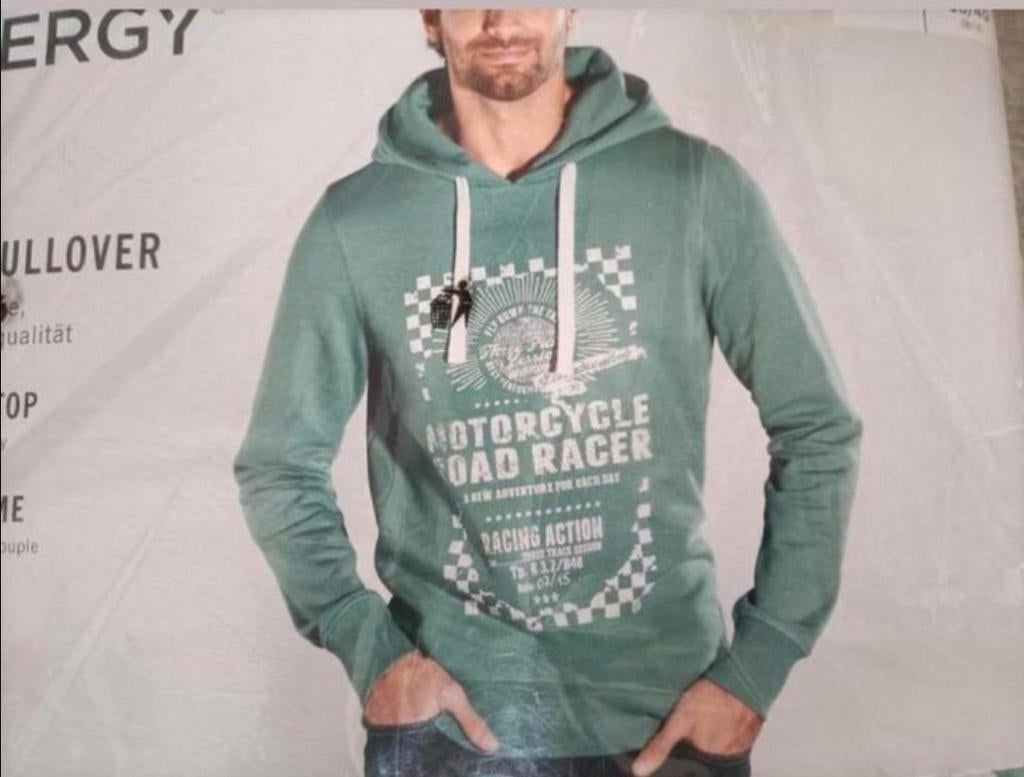 🧔hooded sweater van livergy maat M🧔.    Nieuw, Kleding | Heren, Truien en Vesten, Verzenden, Nieuw, Maat 48/50 (M), Groen