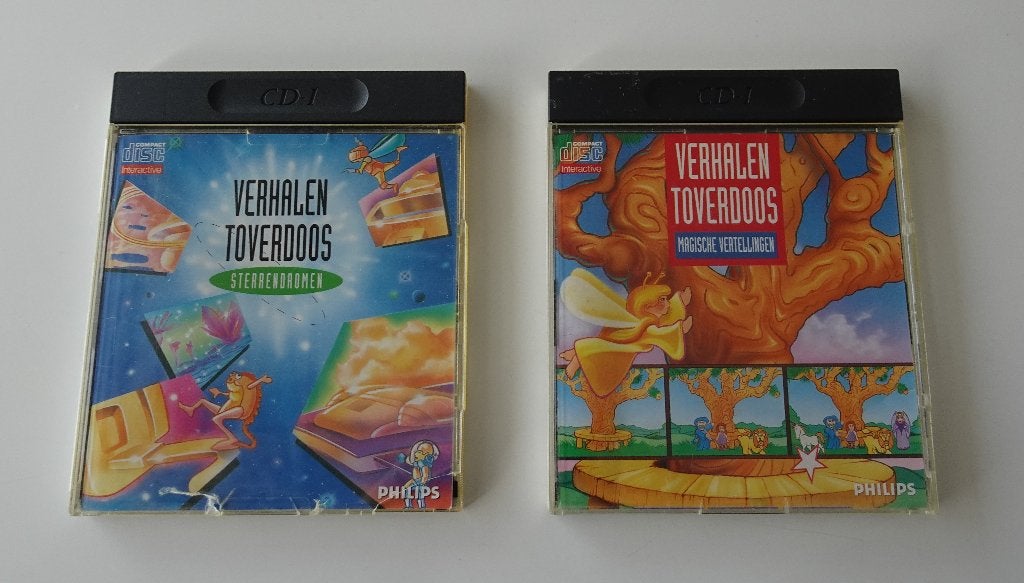 2 x Verhalen Toverdoos voor Philips CD-i, 1 speler, Ophalen, Zo goed als nieuw, Vanaf 3 jaar