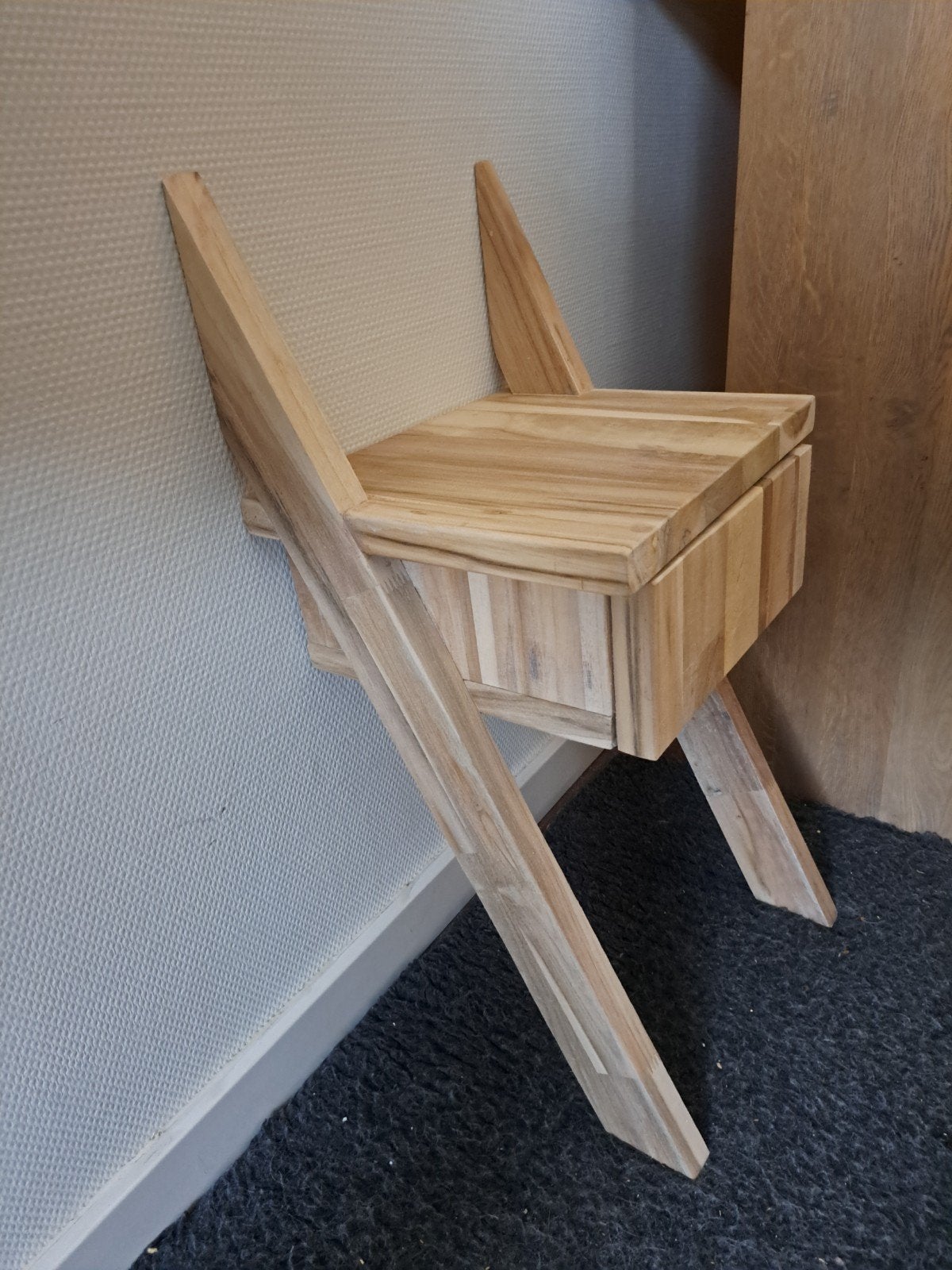 Eiken houten nachtkstje, Huis en Inrichting, Ophalen, Nieuw