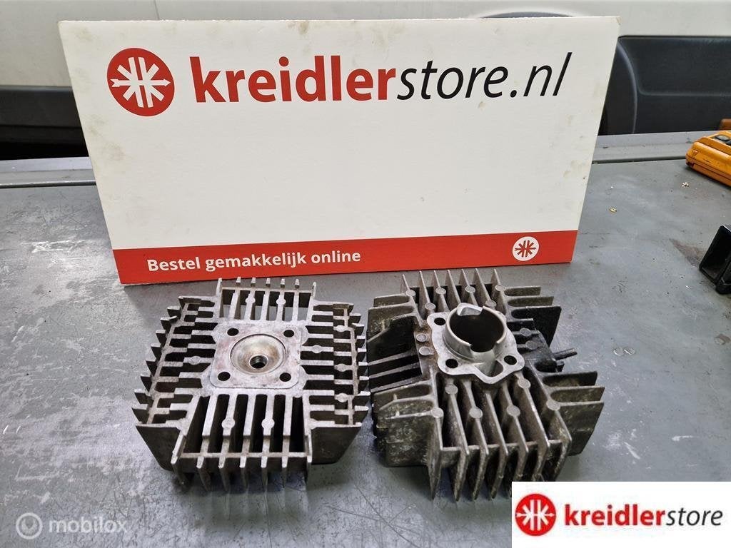 Kreidler Blok cilinder voor RMC bromfiets compleet met kop, Gebruikt, Kreidler, Ophalen of Verzenden, Kreidler