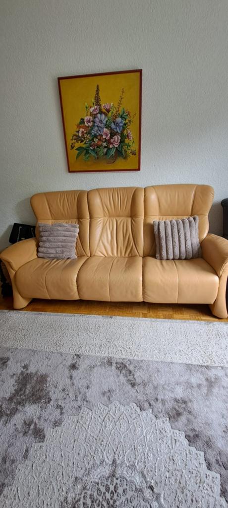Leren bank, Ophalen of Verzenden, Gebruikt, 75 tot 100 cm, Leer