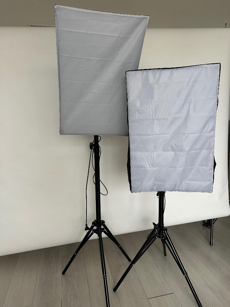 StudioKing daglicht set, Audio, Tv en Foto, Fotografie | Fotostudio en Toebehoren, Ophalen, Zo goed als nieuw, Lamp of Flitsset