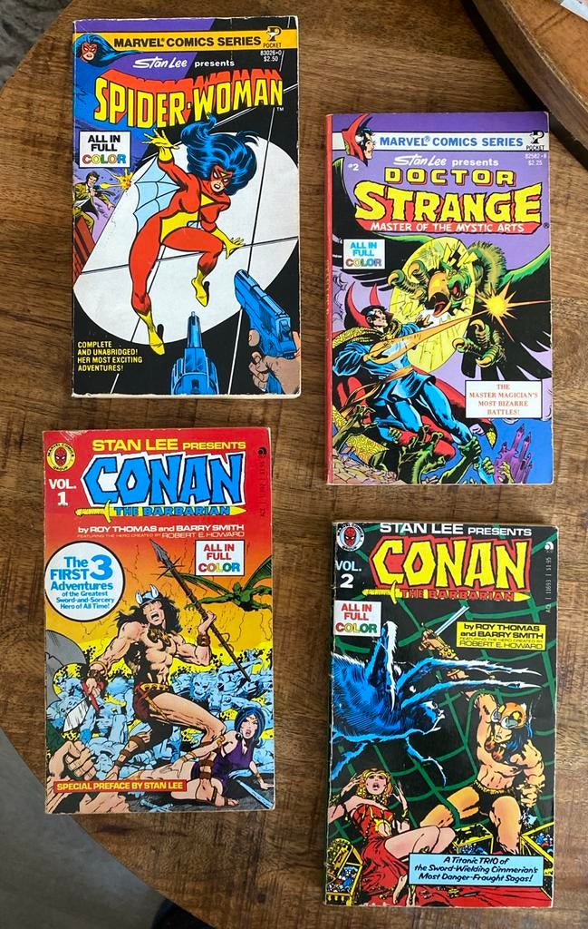 Marvel Comics: Spider-Woman, Doctor Strange, Conan (4 stuks), Boeken, Strips | Comics, Meerdere comics, Ophalen of Verzenden, Gelezen