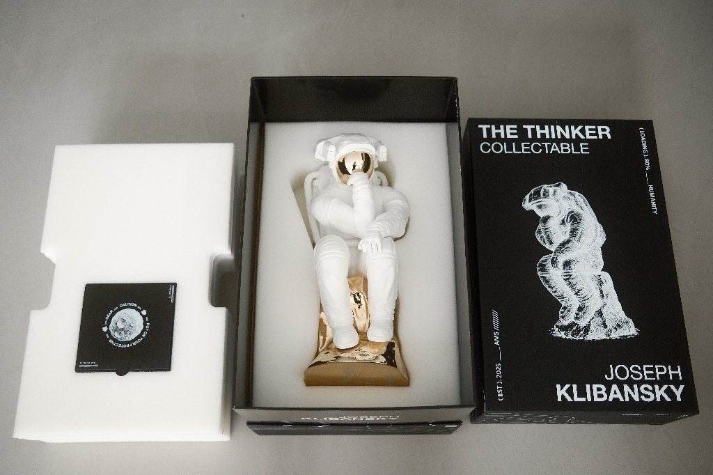 Joseph Klibansky – The Thinker Collectable, Antiek en Kunst, Kunst | Beelden en Houtsnijwerken, Beeld, Overige materialen, Overige onderwerpen