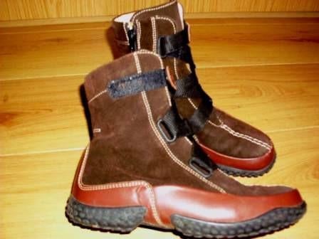 Wolky enkellaarsjes mt.36 Suede/leer bruin met rubber zool, Wolky, Bruin, Lage of Enkellaarzen, Ophalen of Verzenden