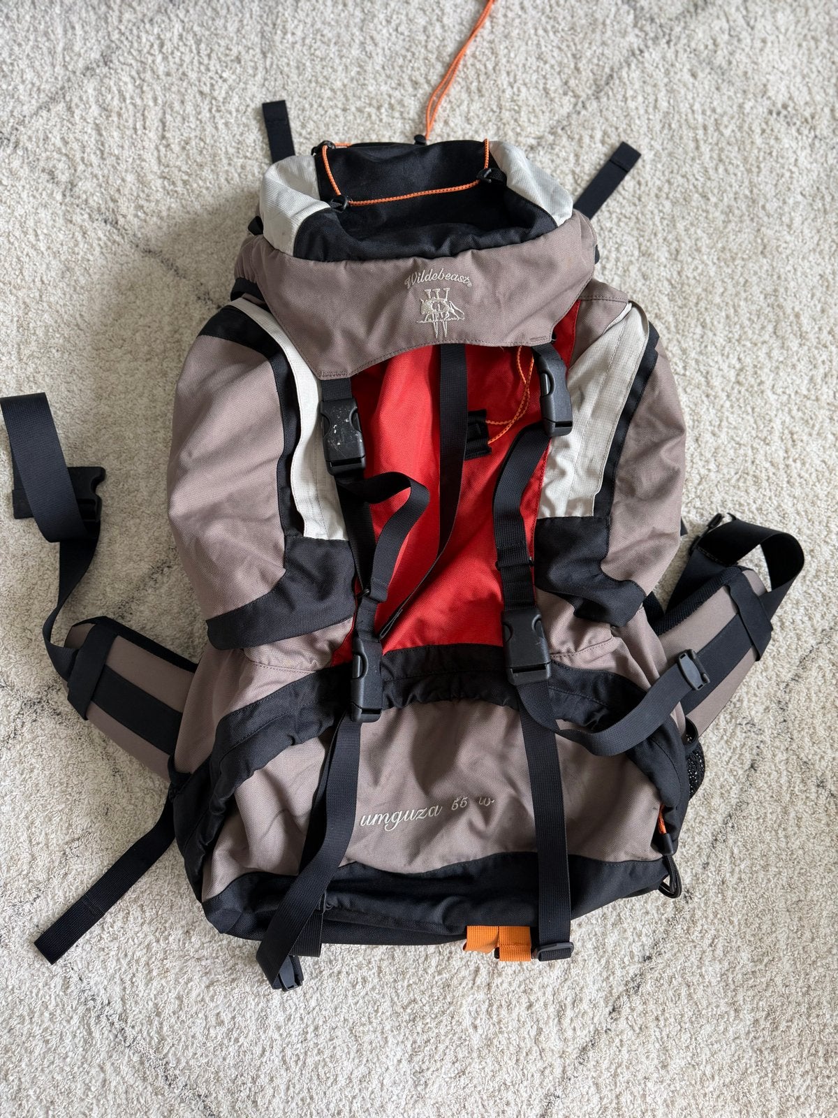Wildbeast Umguza 55 Trekking Rugzak, Sieraden, Tassen en Uiterlijk, Tassen | Rugtassen, Overige merken, Gebruikt, 25 tot 40 cm