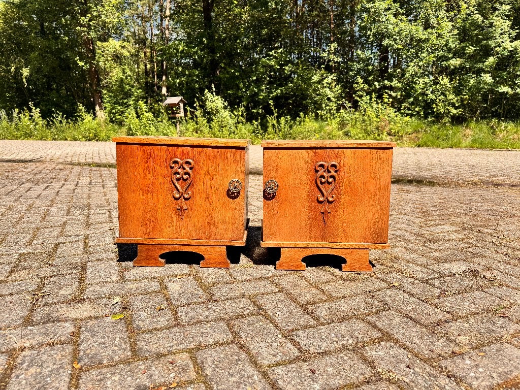 Vintage nachtkastjes | opknapper, Ophalen, Huis en Inrichting