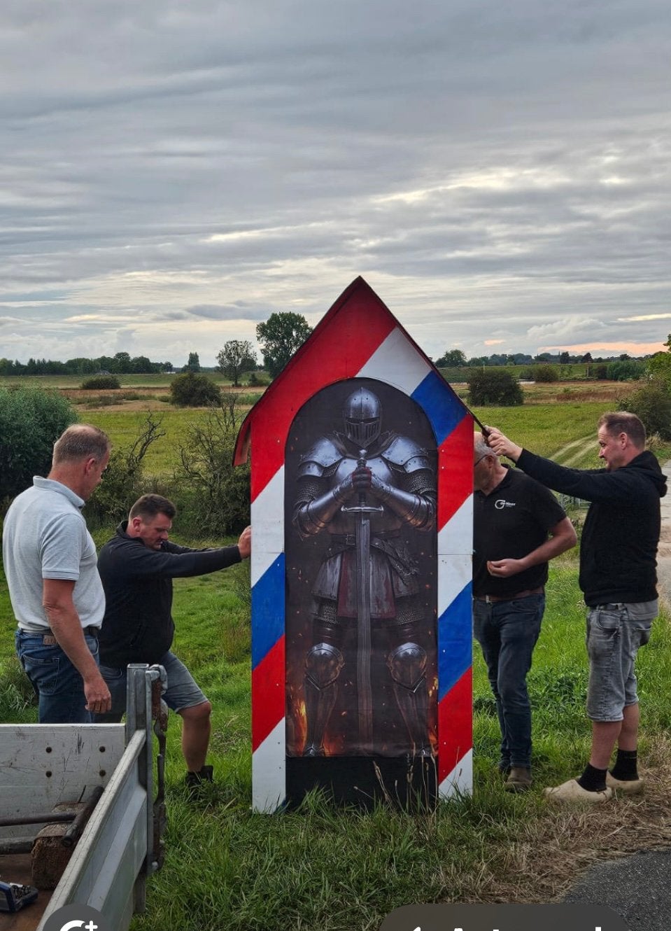 Feest aankleding Middeleeuwen, Ophalen, Gebruikt