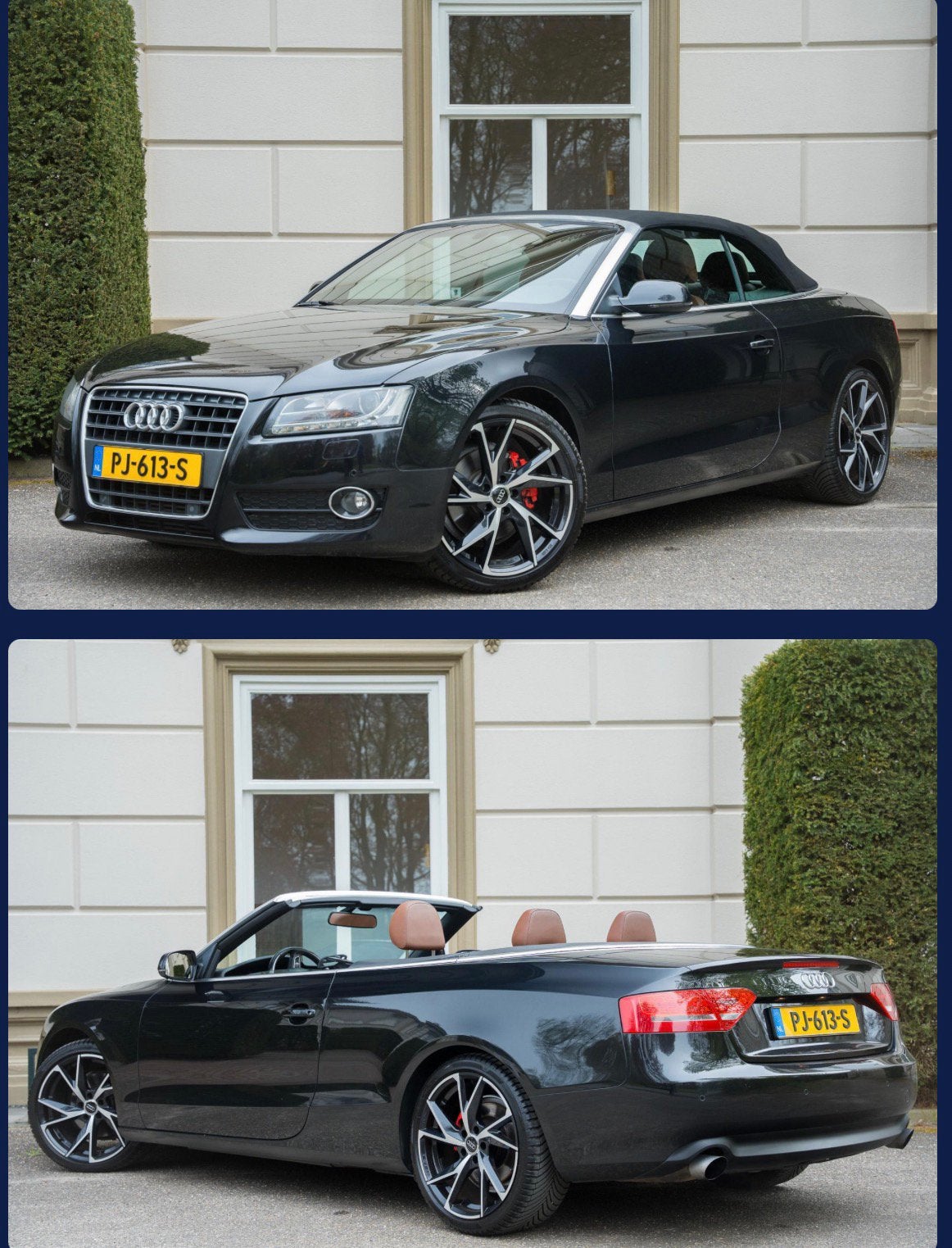 Te koop Zeer nette 2009 Audi a5 Cabrio 19 inch RS-velgen NAP, Auto's, Euro 5, 4 cilinders, Cabriolet, 179 pk
