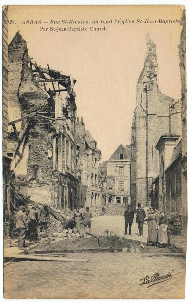 Arras Rue St. Nicolas  Frankrijk  Nr. 267, Ophalen of Verzenden, Voor 1920, Ongelopen, Frankrijk