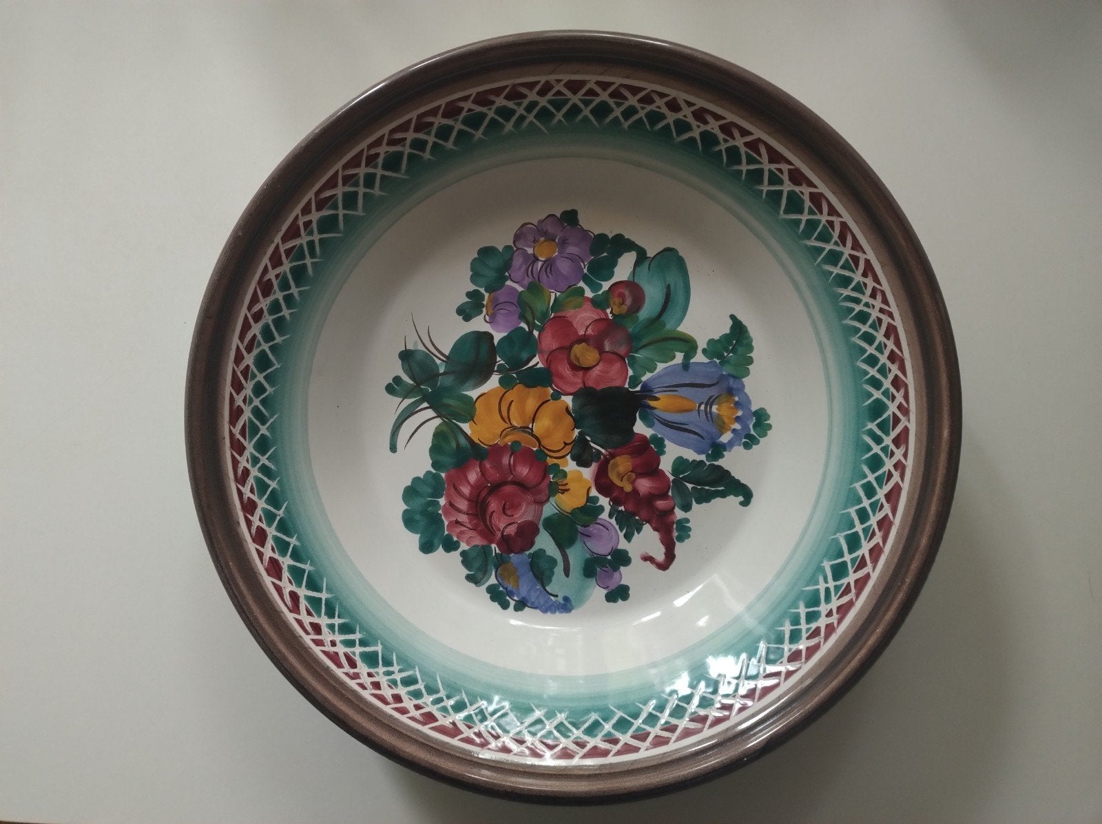 Vintage Gmunder Keramik Sierbord, Ophalen of Verzenden, Huis en Inrichting