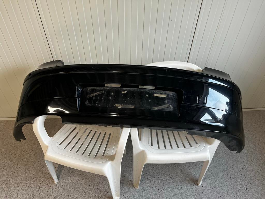 Achterbumper BMW 1 Serie E87 Zwart - Gebruikt, Gebruikt, Ophalen of Verzenden, Achter, Bumper