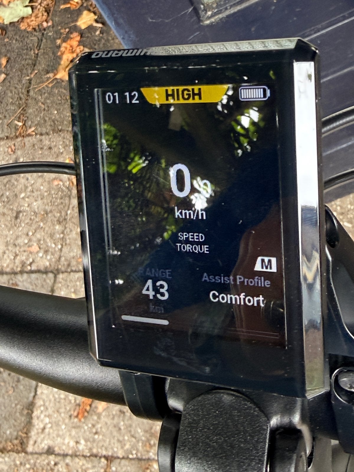 Shimano SC-E610 E-bike display, Ophalen of Verzenden, Zo goed als nieuw, 50 km per accu of meer, Overige merken