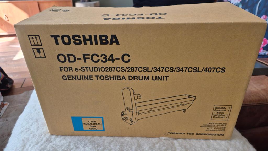 Toshiba OD-FC34-C Drum Cyaan (origineel), Ophalen of Verzenden, Nieuw, Overige typen, Toshiba