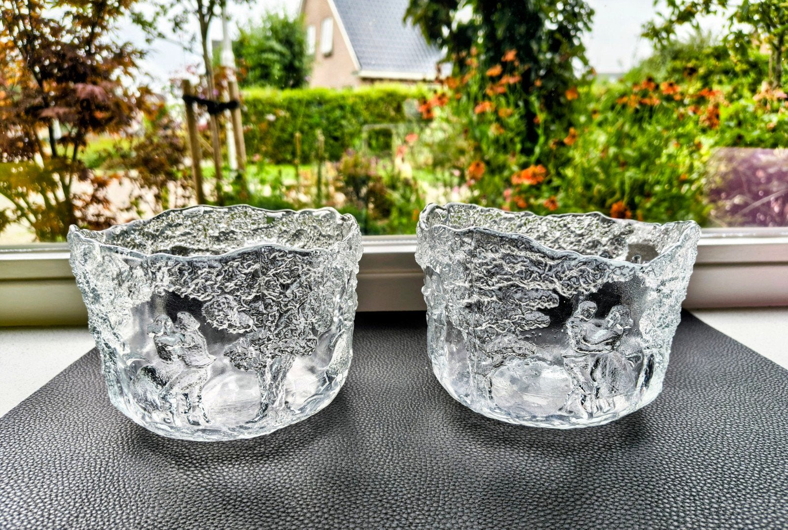 Kosta Boda Midzomer schalen Rapsody Kjell Engman Zweden, Ophalen of Verzenden, Overige materialen