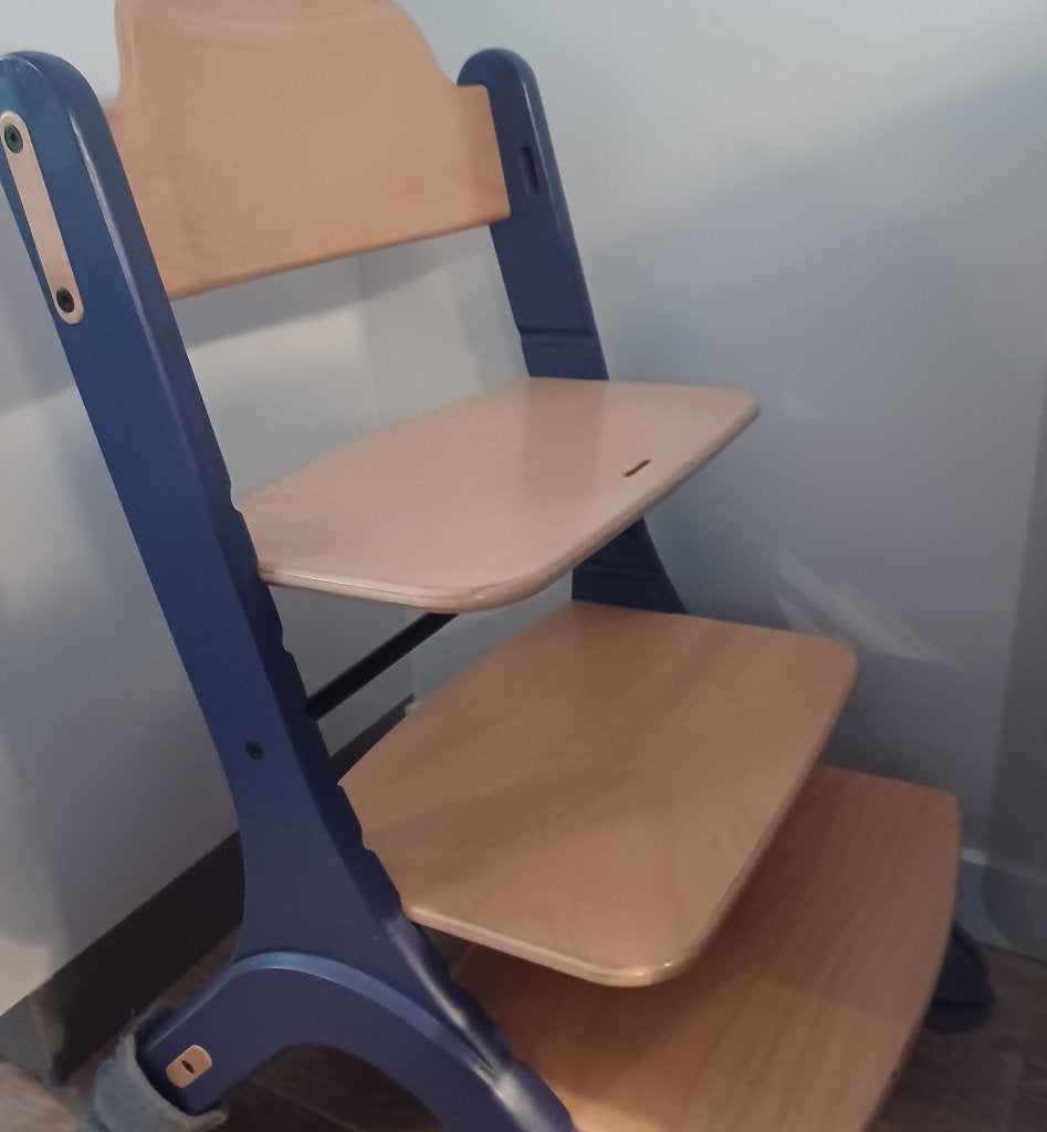 Meegroeistoel van eerste eigenaar, Kinderen en Baby's, Kinderstoelen, Gebruikt, Meegroeistoel, Aanschuifbaar, Ophalen