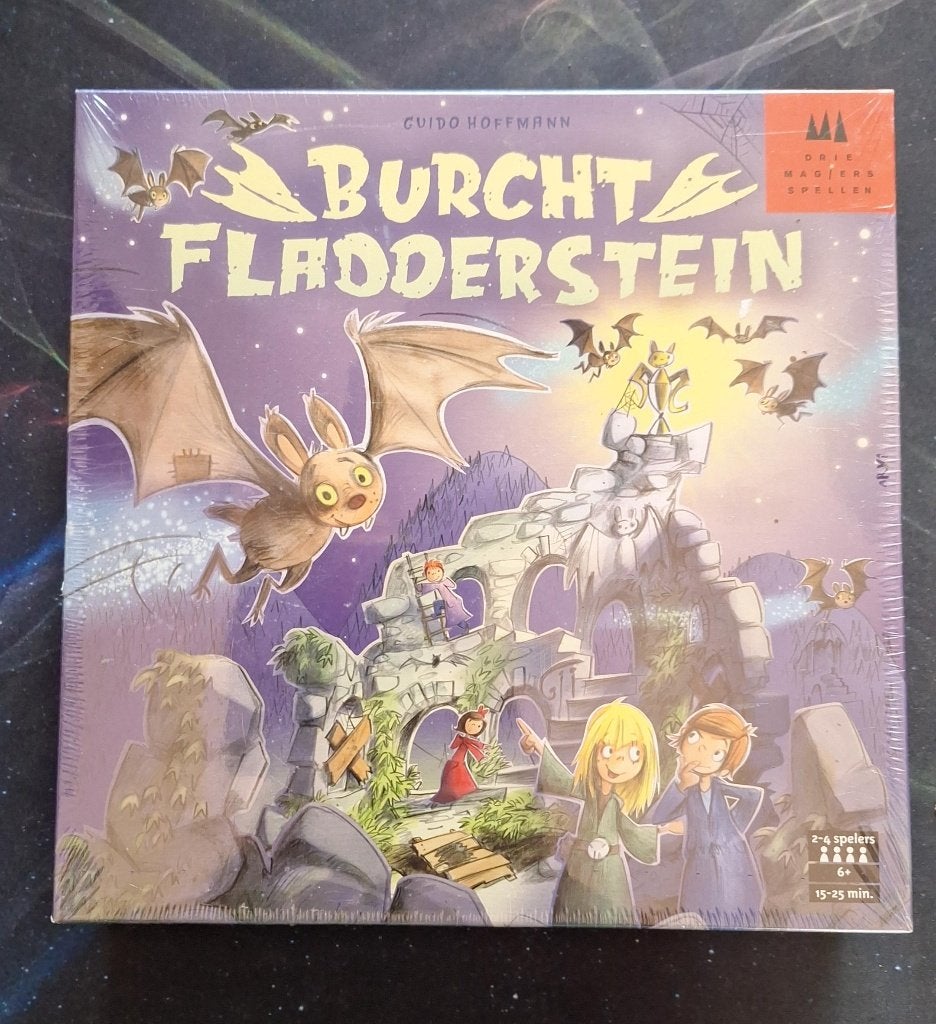 te koop: Burcht Fladderstein van Drie Magiers Spellen., Hobby en Vrije tijd, Gezelschapsspellen | Bordspellen, Een of twee spelers