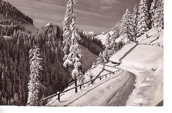 Ansichtkaart	Adelboden (Zwitserland)	Weg naar Gilbach, Verzenden, 1940 tot 1960, Ongelopen, Overig Europa