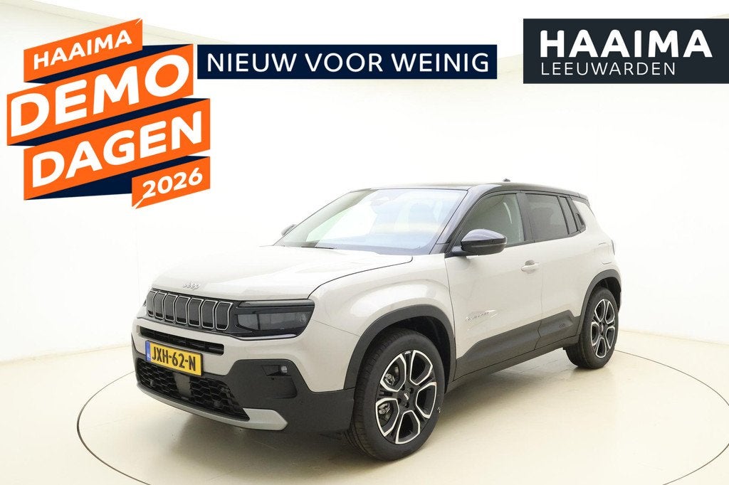 Jeep Avenger Summit 54 kWh | Panoramadak | Elektrische koffe, Auto's, 394 km, 156 pk, Leder en Stof, Origineel Nederlands