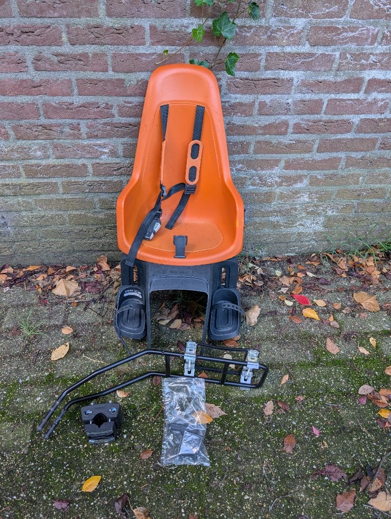 Bobike Maxi ONE achterzitje + 1-punt montagebeugel, Fietsen en Brommers, Ophalen, Achterzitje, 9 t/m 18 kg, Gebruikt