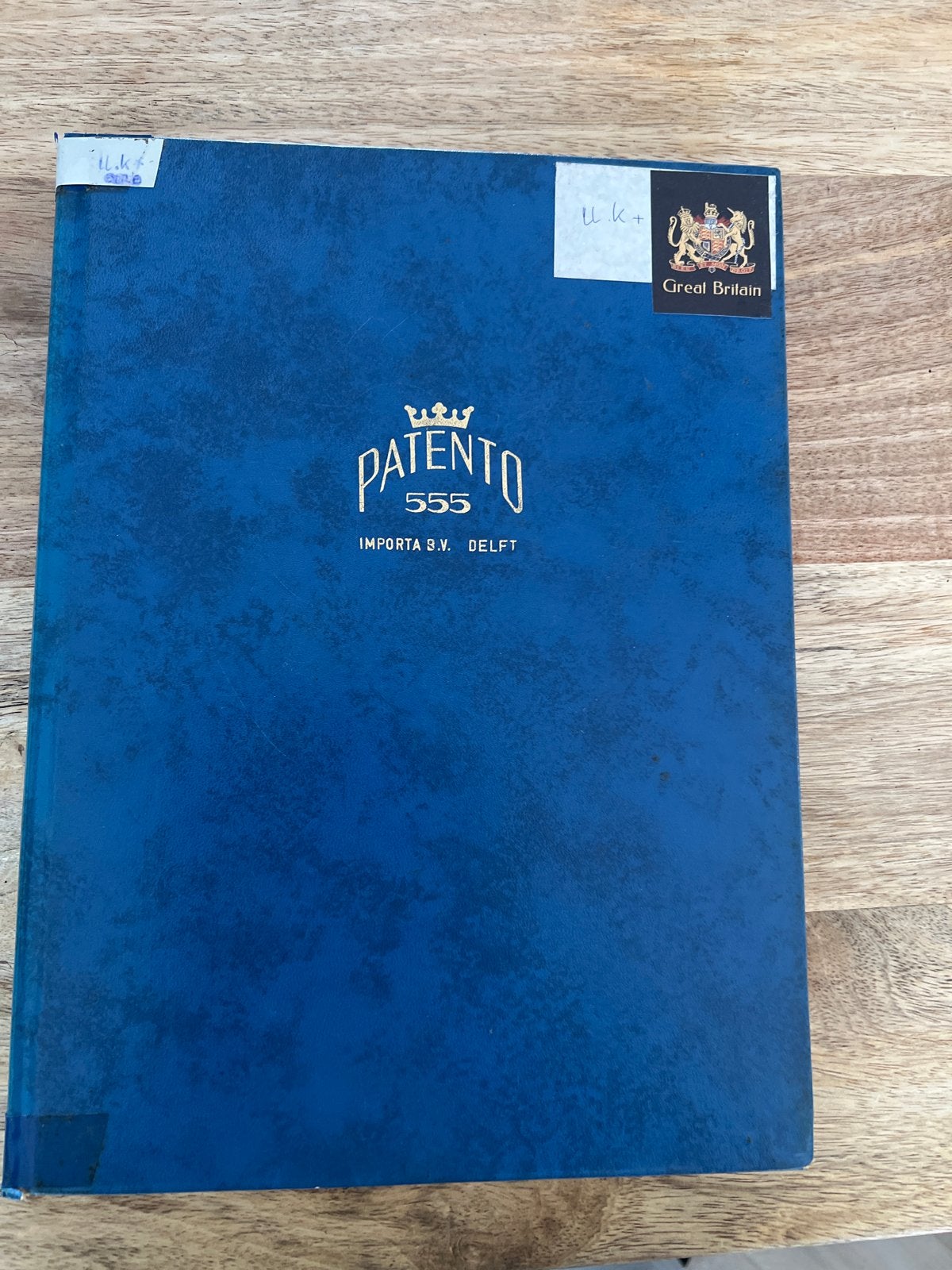 Postzegelverzameling Groot-Brittannië in Patento 555 album, Ophalen of Verzenden, Gestempeld