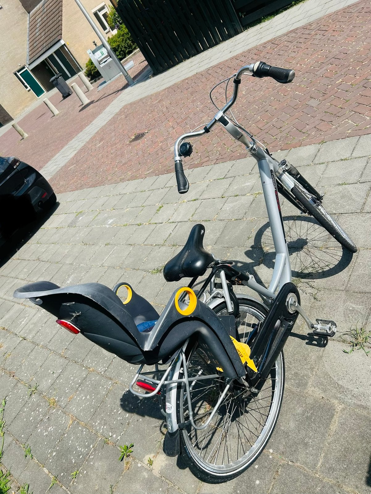Fiets, Batavus, Fietsen en Brommers, Fietsaccessoires | Aanhangers en Karren, Ophalen, Zo goed als nieuw, Kinderkar, 40 tot 60 kg