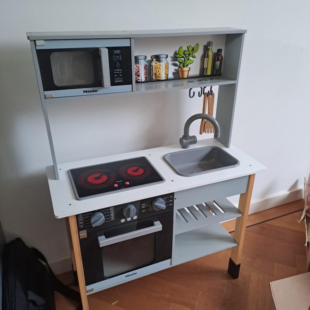 Miele speelkeuken met magnetron, oven en kookplaat, Ophalen of Verzenden