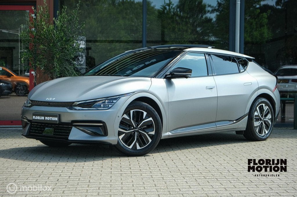 Kia EV6 GT-Line 77.4 kWh | Pano | Trekhaak | Meridiaan | Sto, Auto's, Automaat, 228 pk, Achterwielaandrijving, Gebruikt