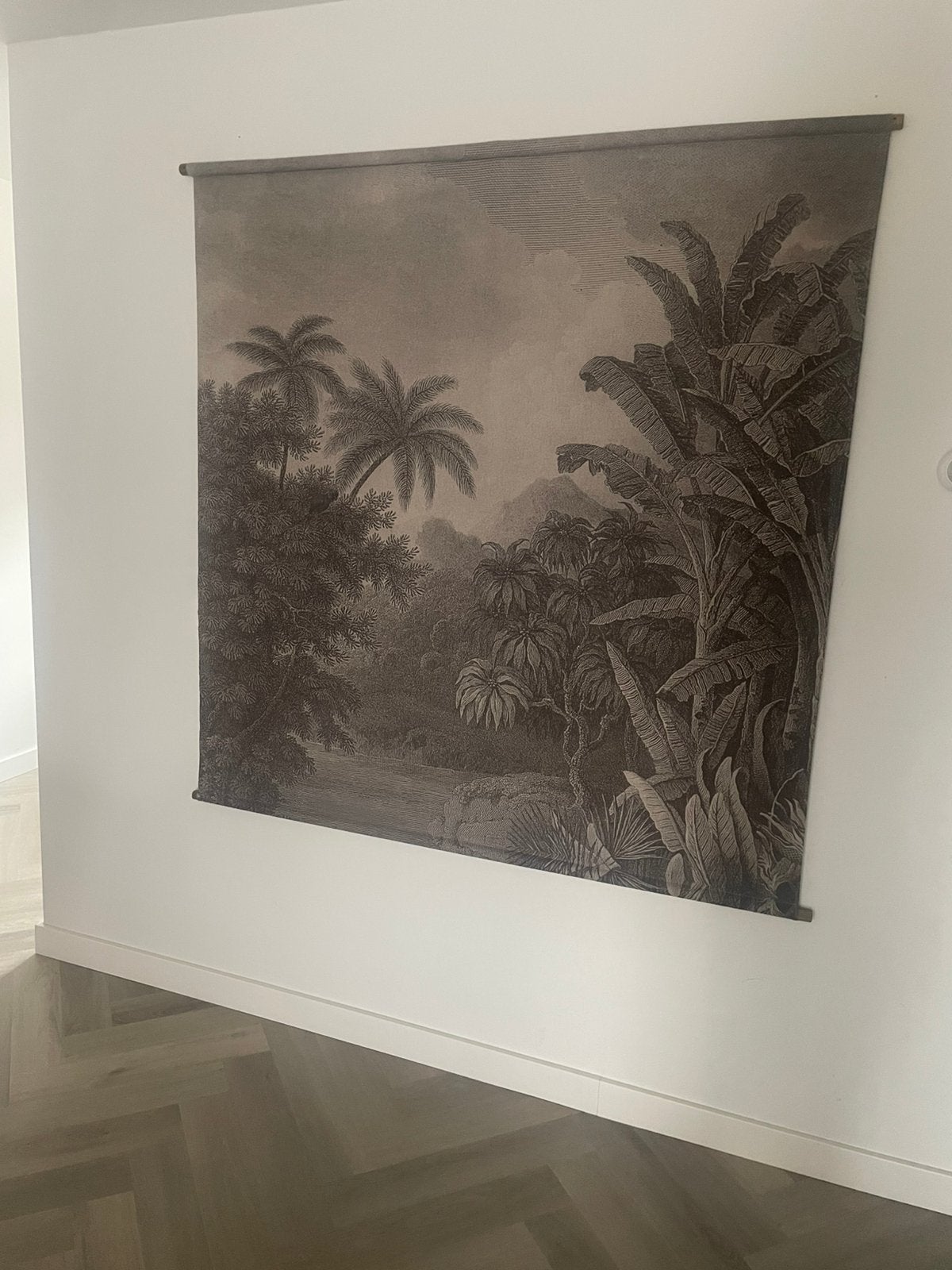 Wandkleed HKliving XXL jungle, Ophalen, Zo goed als nieuw, 125 cm of meer, Schilderij