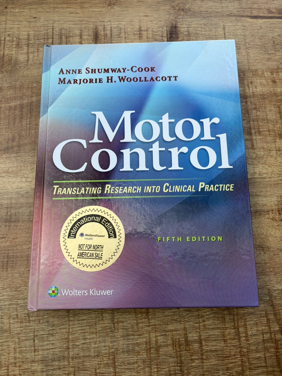 Motor control fifth edition, Ophalen, Zo goed als nieuw