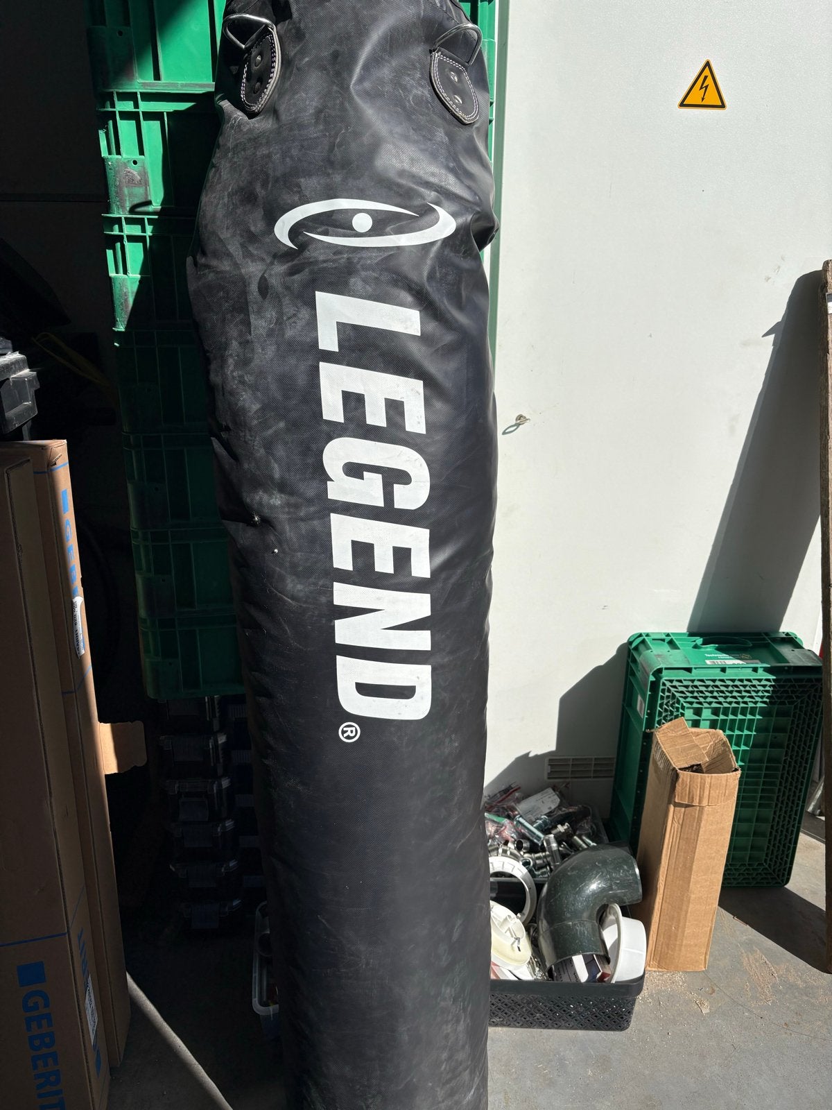 Legend bokszak en bokshandschoenen set, Ophalen of Verzenden, Gebruikt, Bokszak