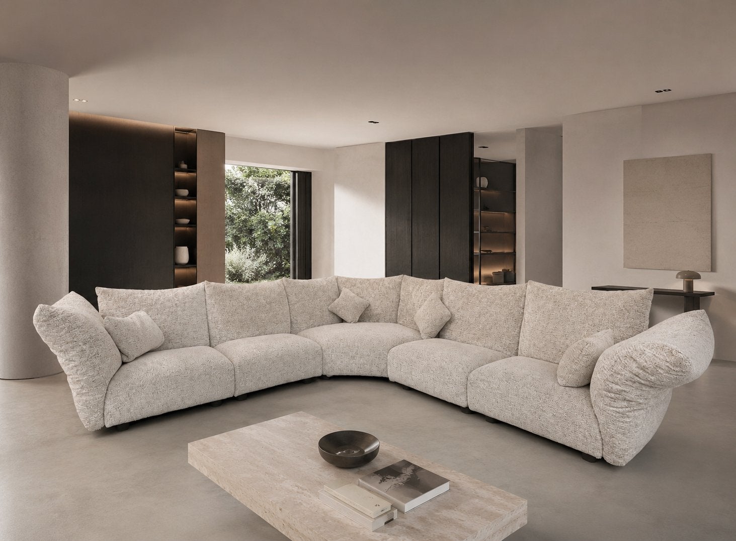 Edra “Standard” modular sofa 3,5x3,5 m 5 elementen NP 36.000, 125 cm of meer, Info@micheldethouars.nl, 9723 CA, 125 cm of meer