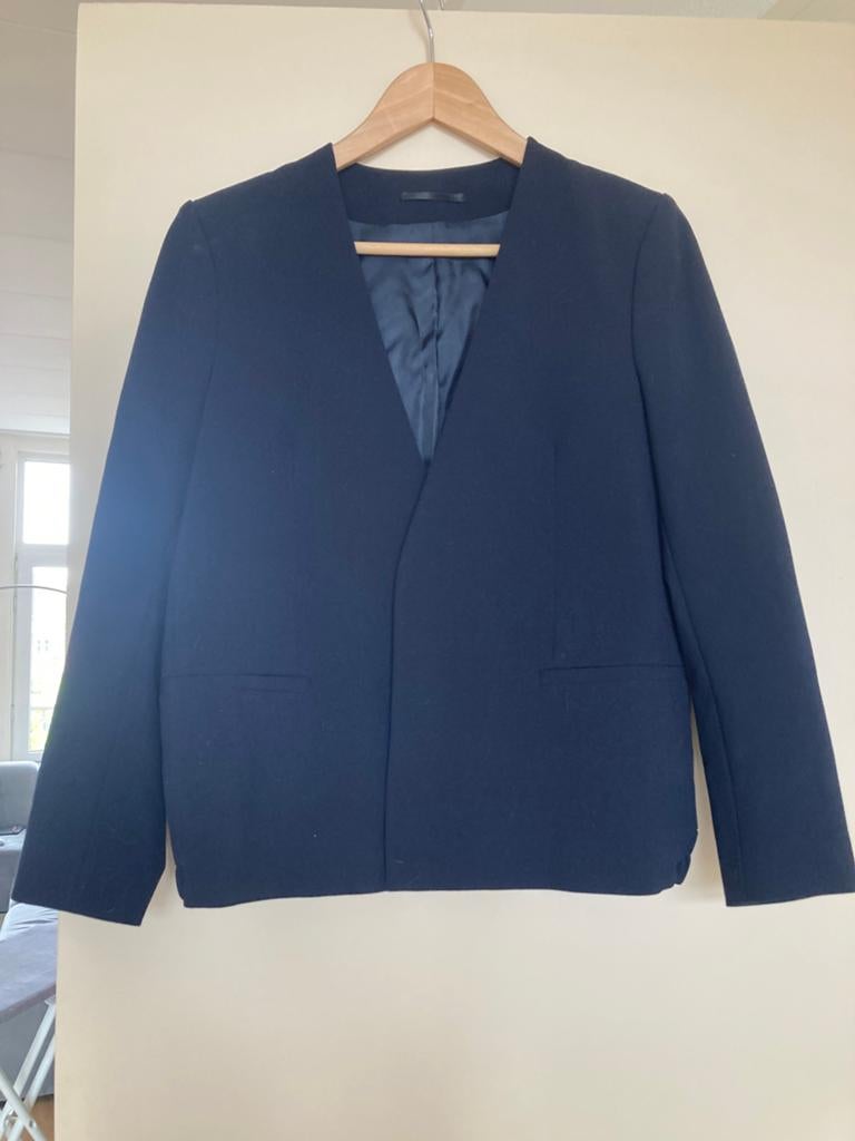 Filippa K jasje blazer colbert maat M donkerblauw, Maat 38/40 (M), Blauw, Nieuw, Ophalen of Verzenden