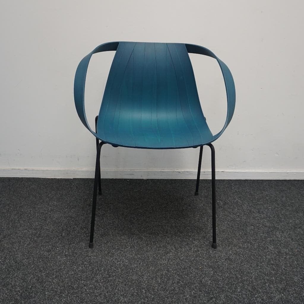 Moroso Impossible Wood tuinstoel | Armstoel | Ocean Blue, Gebruikt, -, Blauw, -