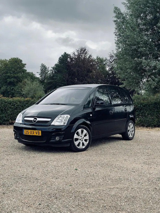 Opel Meriva 1.6 16V 77KW Easytronic AUTOMAAT 2007 Zwart, 15 km/l, 4 cilinders, Zwart, Origineel Nederlands