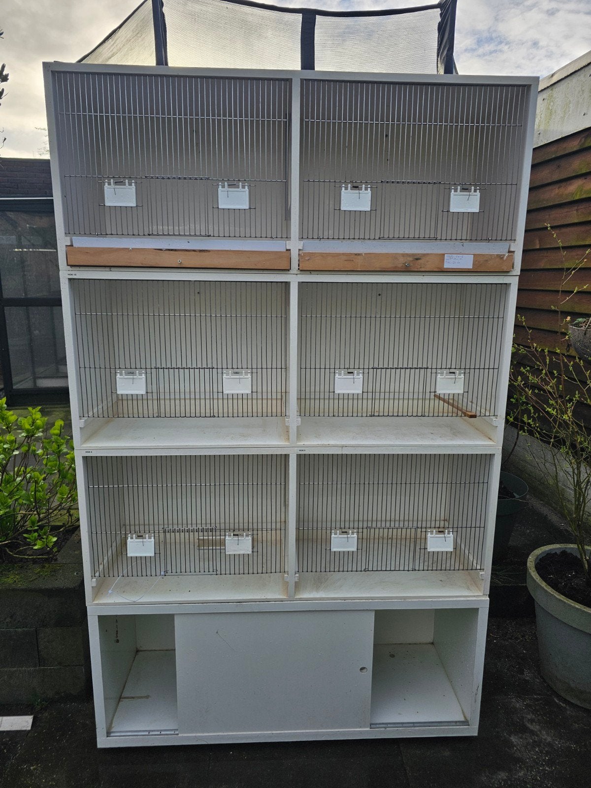 3 x 3 delige kunstof broedkooien te koop, Dieren en Toebehoren, Ophalen, Kunststof, Broedkooi of Kweekkooi