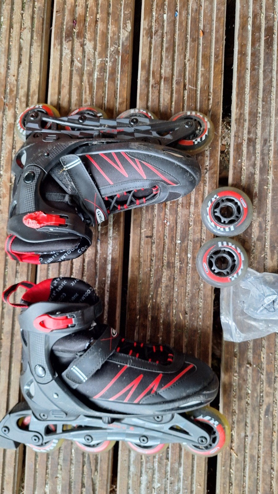 HYC Sports Inline Skates - Maat 38-41 - Zwart/Rood, Inline skates 4 wielen, Dames, Ophalen, Overige merken