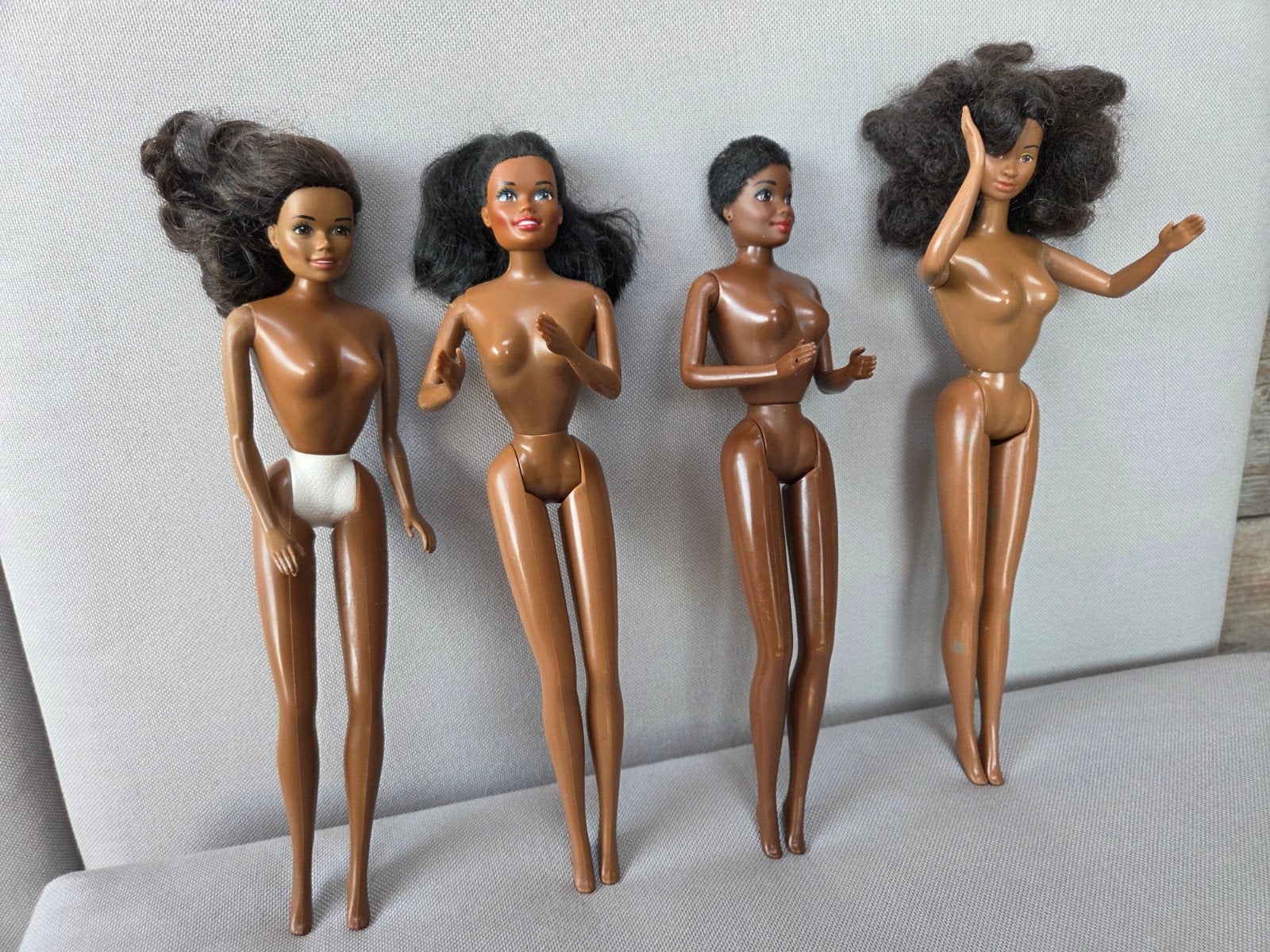 vintage barbie black beautys, Verzenden, Gebruikt, Pop