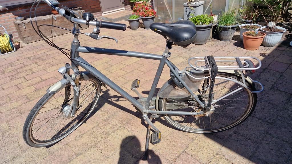 Herenfiets Batavus Fuego 8 versnellingen, Fietsen en Brommers, Fietsen | Heren | Herenfietsen, Gebruikt, Velgrem, Versnellingen