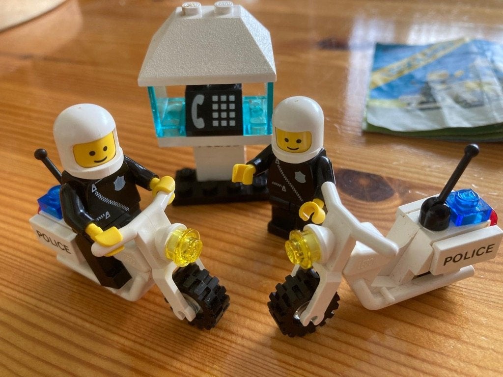 Lego 6522 Highway control politiemotoren agenten *ZGAN*, Lego, Inclusief instructies, Ophalen of Verzenden, Zo goed als nieuw