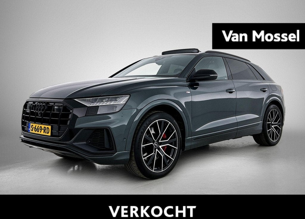 Audi Q8 55 TFSI e quattro Pro Line S 381 PK | S-line | 360 C, Auto's, Audi, Bedrijf, Te koop, Q8, 360° camera, 4x4, ABS, Adaptieve lichten