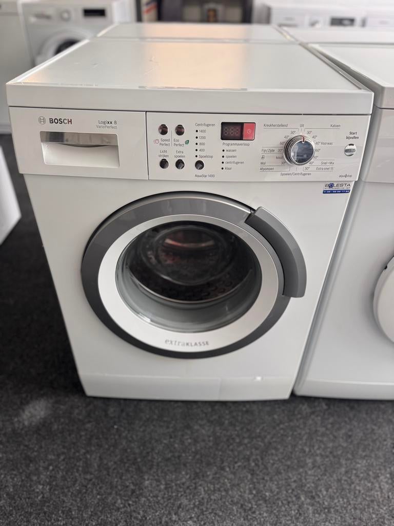 BOSCH 1400 LOGIXX VARIO A+++ 8 KG met 2 jaar garantie, N, N, Refurbished, Ophalen of Verzenden
